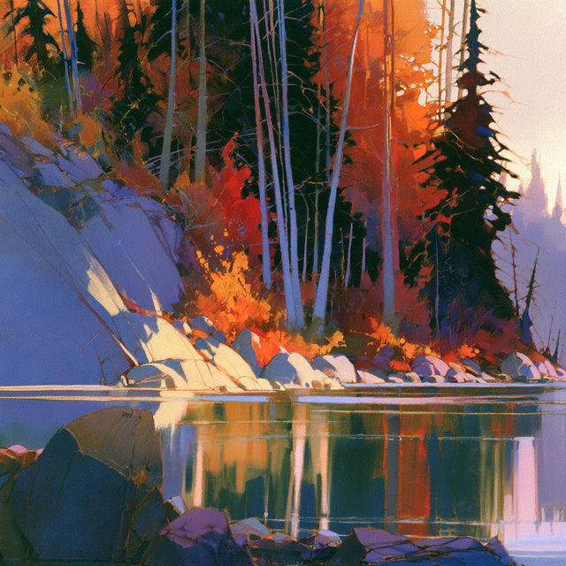 Stephen Quiller style, Midjourney V8.2, render 4 of 4