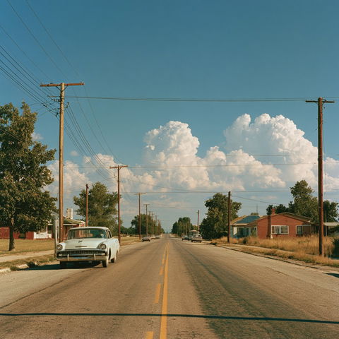 Stephen Shore style (Photographers), Midjourney V8.2