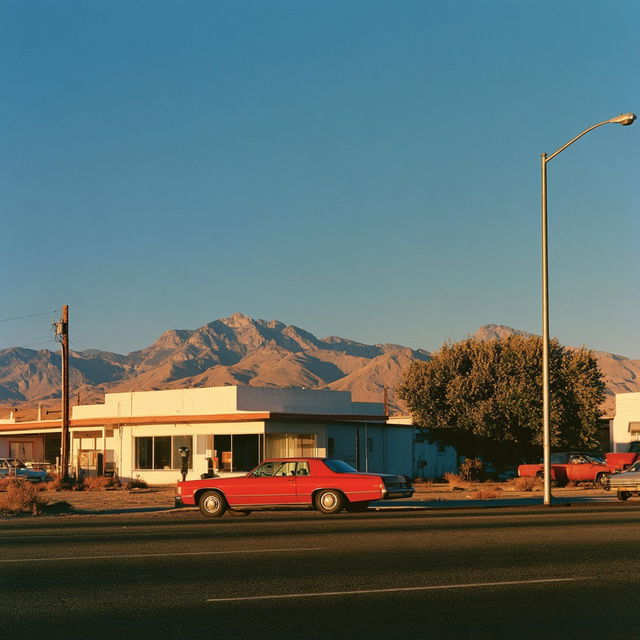 Stephen Shore style, Midjourney V8.2, render 3 of 4