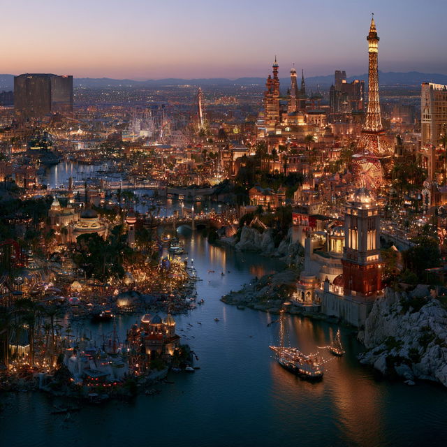 Stephen Wilkes style, Midjourney V8.2, render 2 of 4