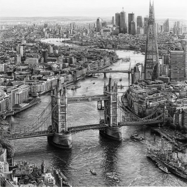 Stephen Wiltshire style, Midjourney V8.2, render 2 of 4