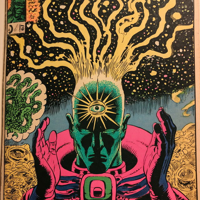 Steve Ditko style, Midjourney V8.2, render 2 of 4