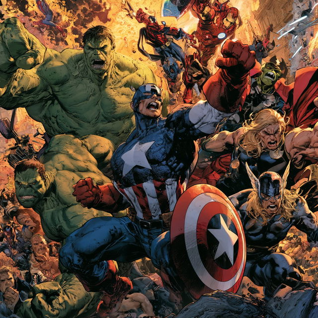 Steve McNiven style, Midjourney V8.2, render 3 of 4
