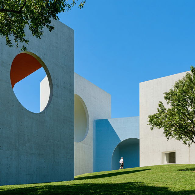 Steven Holl style, Midjourney V8.2, render 3 of 4