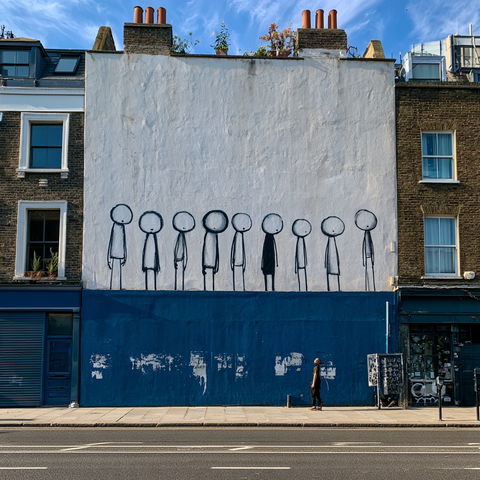 Stik style (Street artists), Midjourney V8.2
