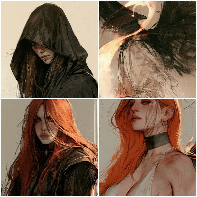 Stjepan Sejic style, Midjourney V8.2, render 3 of 4