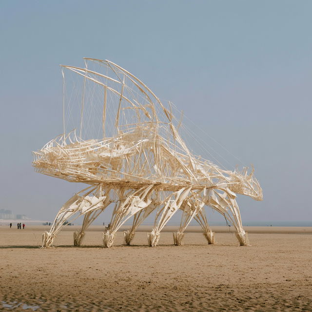 Strandbeest style, Midjourney V8.2, render 1 of 4