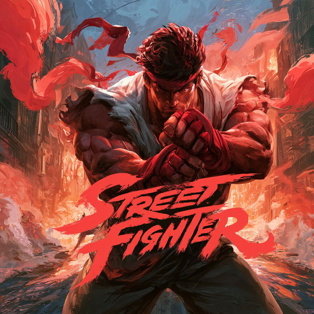 Street Fighter style, Midjourney V8.2, render 1 of 4