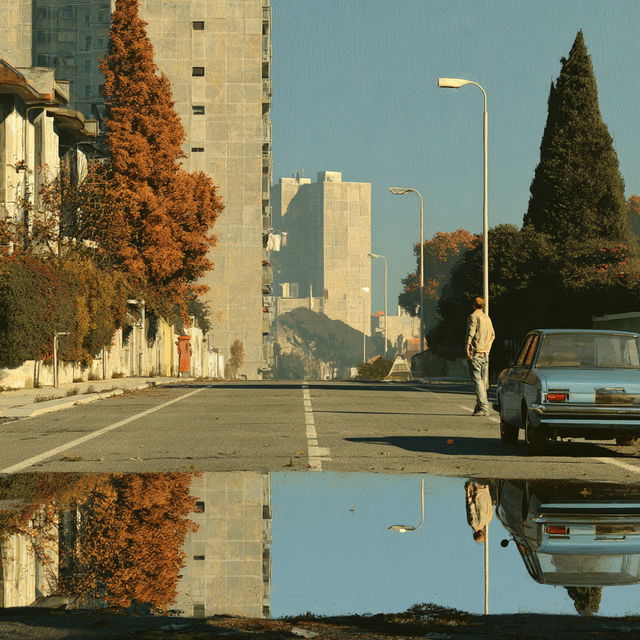 Streetview style, Midjourney V8.2, render 4 of 4