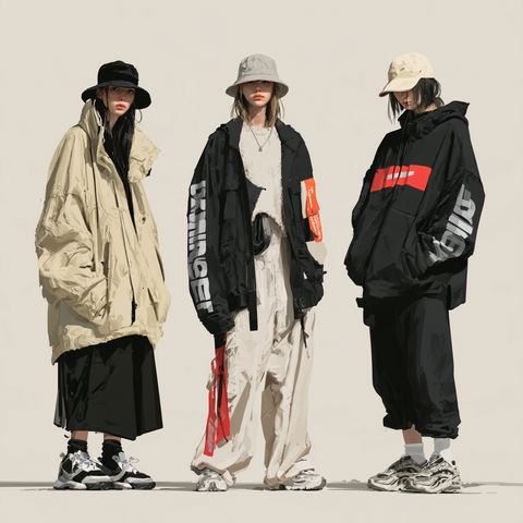 Streetwear style (Genres), Midjourney V8.2