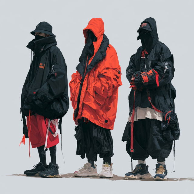 Streetwear style, Midjourney V8.2, render 3 of 4