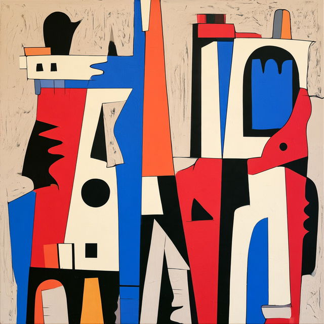 Stuart Davis style, Midjourney V8.2, render 4 of 4