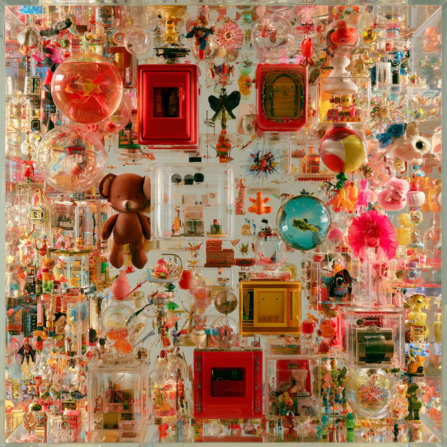 Stuart Haygarth style, Midjourney V8.2, render 1 of 4