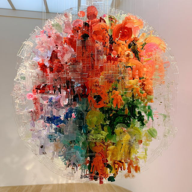 Stuart Haygarth style, Midjourney V8.2, render 4 of 4