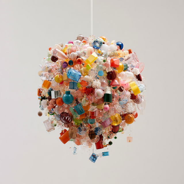 Stuart Haygarth style, Midjourney V8.2, render 3 of 4
