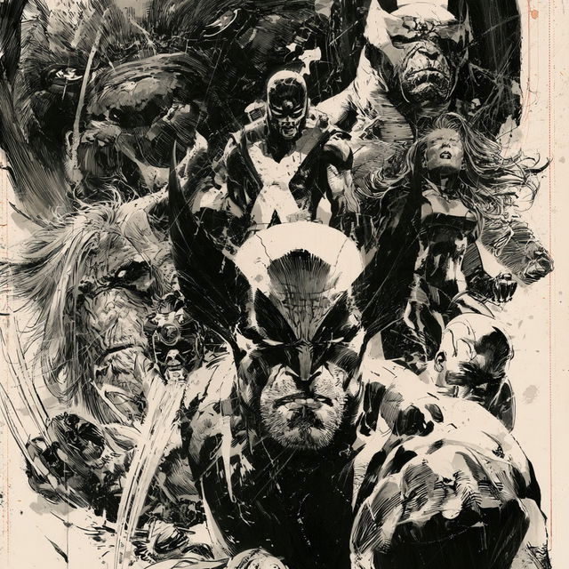 Stuart Immonen style, Midjourney V8.2, render 2 of 4