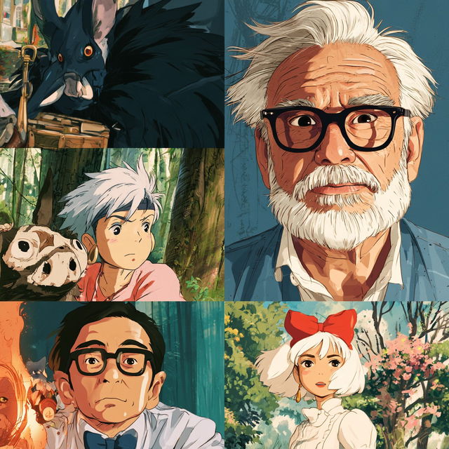 Studio Ghibli style, Midjourney V8.2, render 3 of 4
