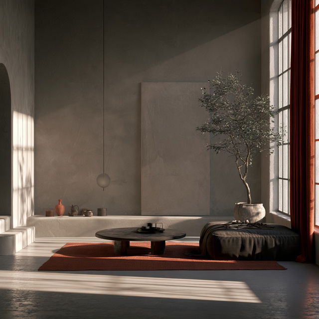 Subdued tones style, Midjourney V8.2, render 3 of 4