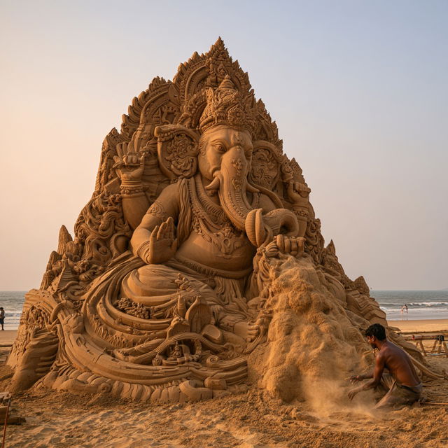 Sudarsan Pattnaik style, Midjourney V8.2, render 2 of 4