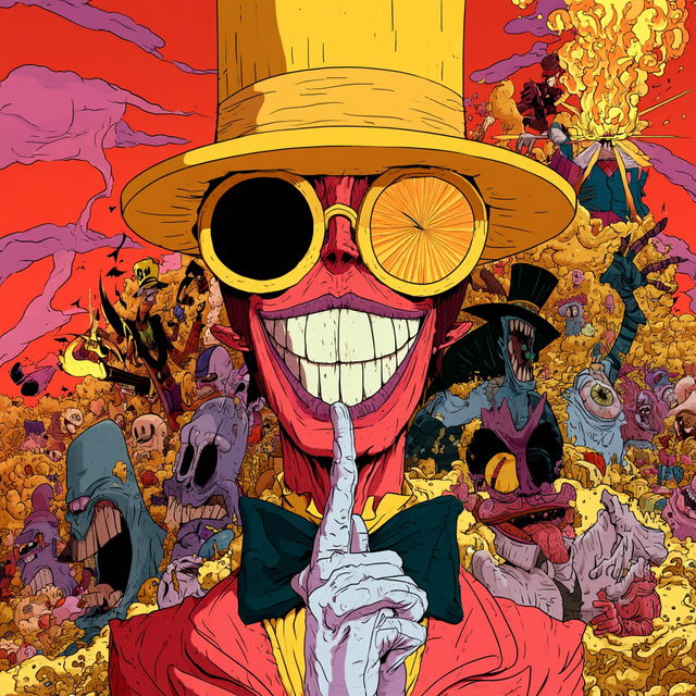 Superjail! style, Midjourney V8.2, render 2 of 4