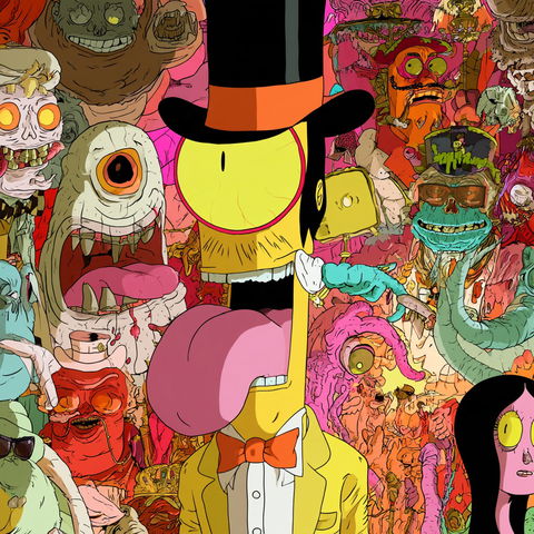 Superjail! style (Titles), Midjourney V8.2