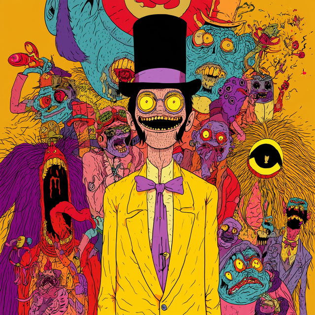 Superjail! style, Midjourney V8.2, render 4 of 4