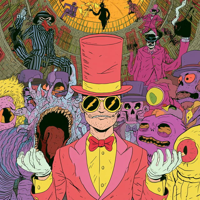 Superjail! style, Midjourney V8.2, render 3 of 4