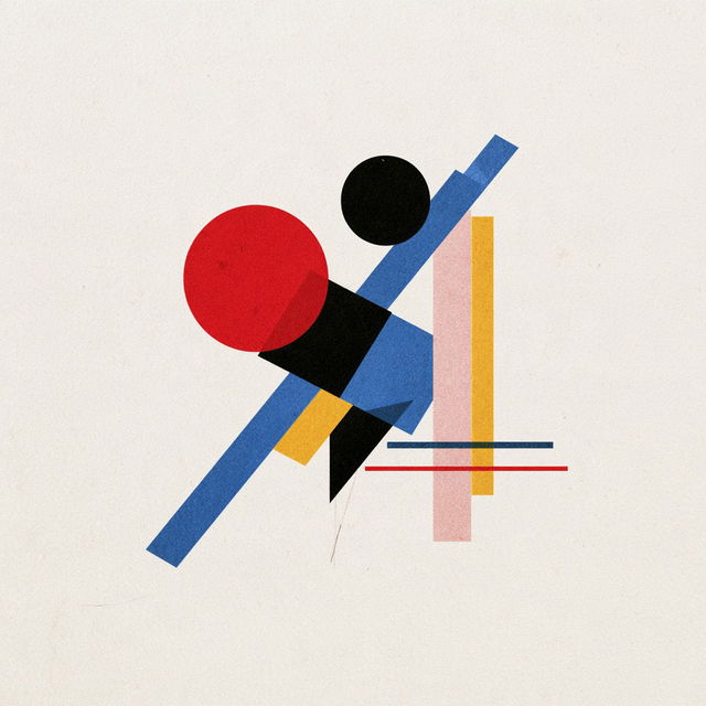 Suprematism style, Midjourney V8.2, render 3 of 4