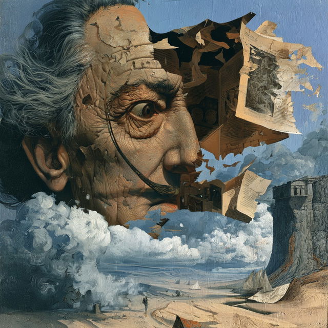 Surrealism style, Midjourney V8.2, render 2 of 4