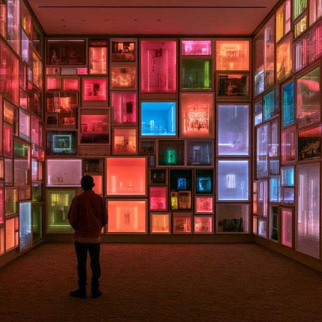 Susan Hiller style, Midjourney V8.2, render 1 of 4