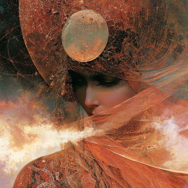 Susan Seddon Boulet style, Midjourney V8.2, render 4 of 4