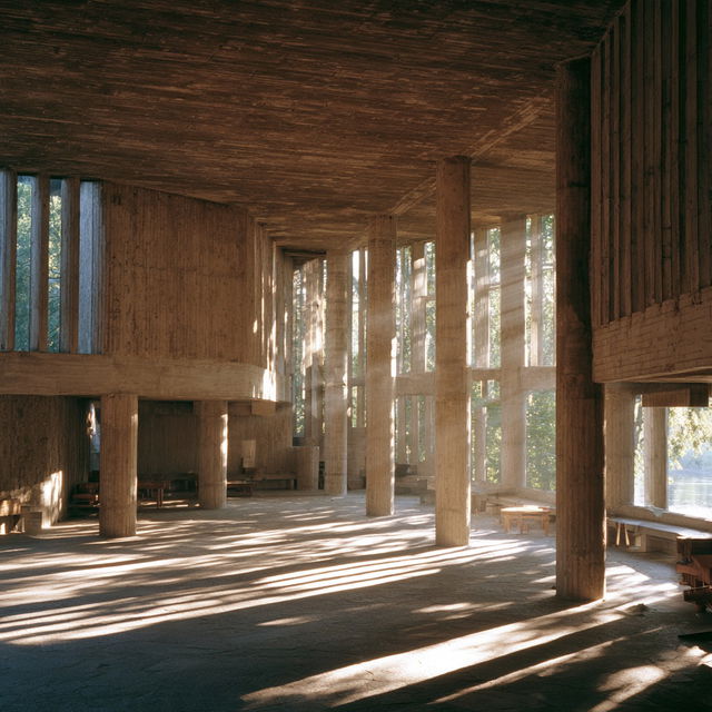 Sverre Fehn style, Midjourney V8.2, render 2 of 4
