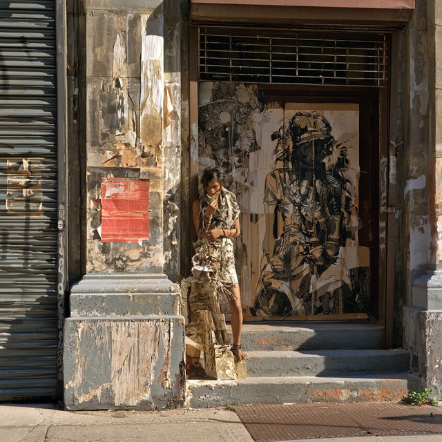 Swoon style, Midjourney V8.2, render 4 of 4