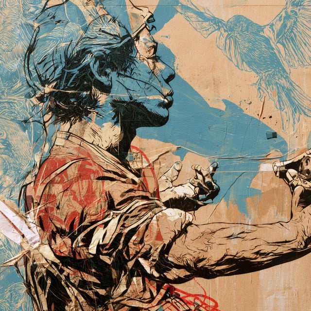 Swoon style, Midjourney V8.2, render 3 of 4