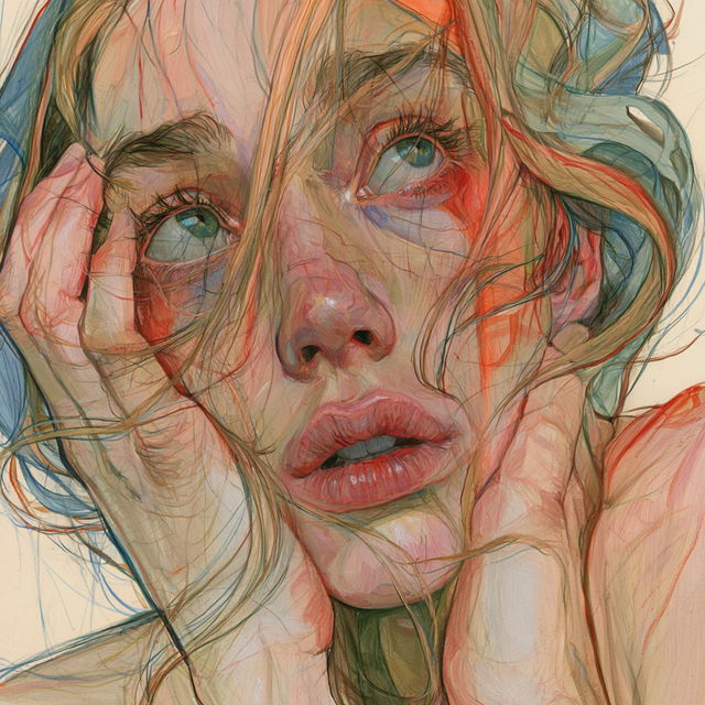 Sylvie Guillot style, Midjourney V8.2, render 1 of 4