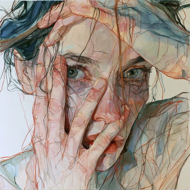 Sylvie Guillot style, Midjourney V8.2, render 3 of 4