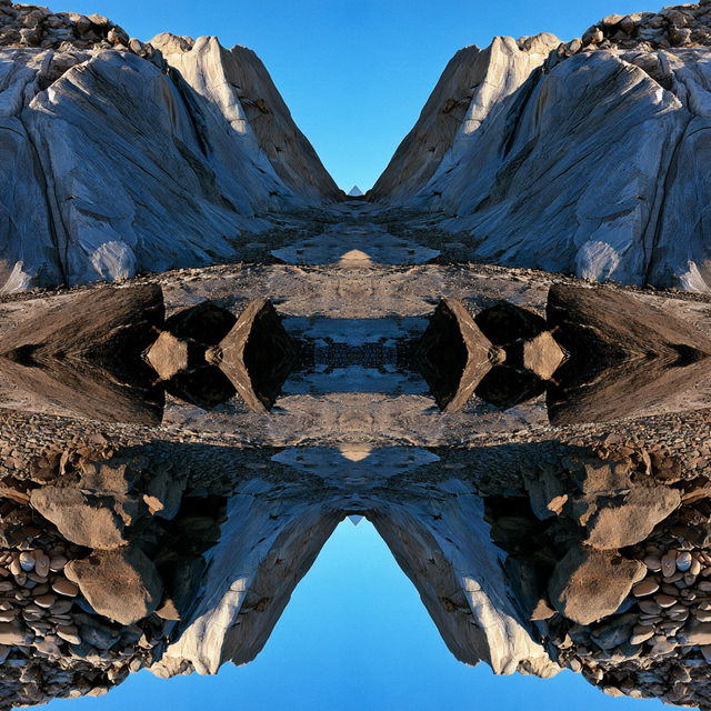 Symmetrical composition style, Midjourney V8.2, render 1 of 4