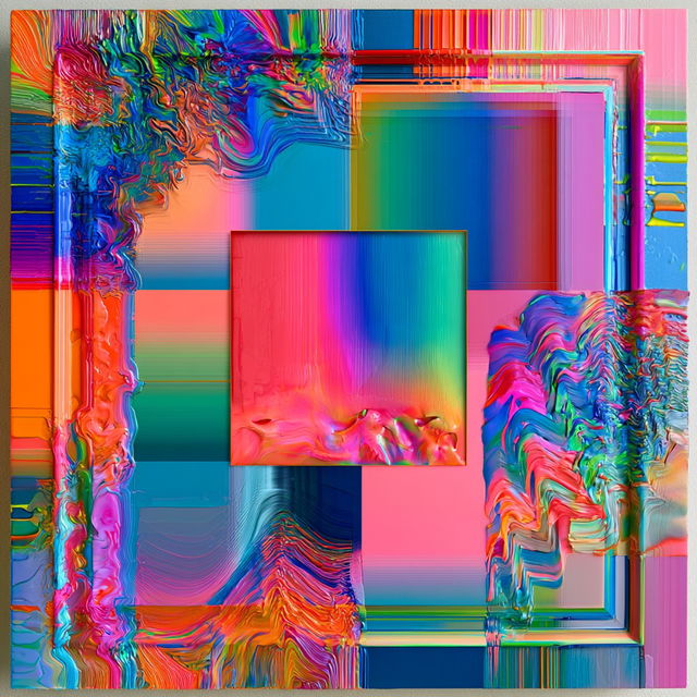 Synchromism style, Midjourney V8.2, render 1 of 4