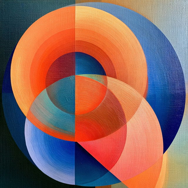 Synchromism style, Midjourney V8.2, render 4 of 4