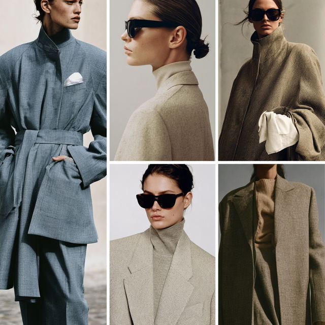 Tailored fashion style, Midjourney V8.2, render 3 of 4