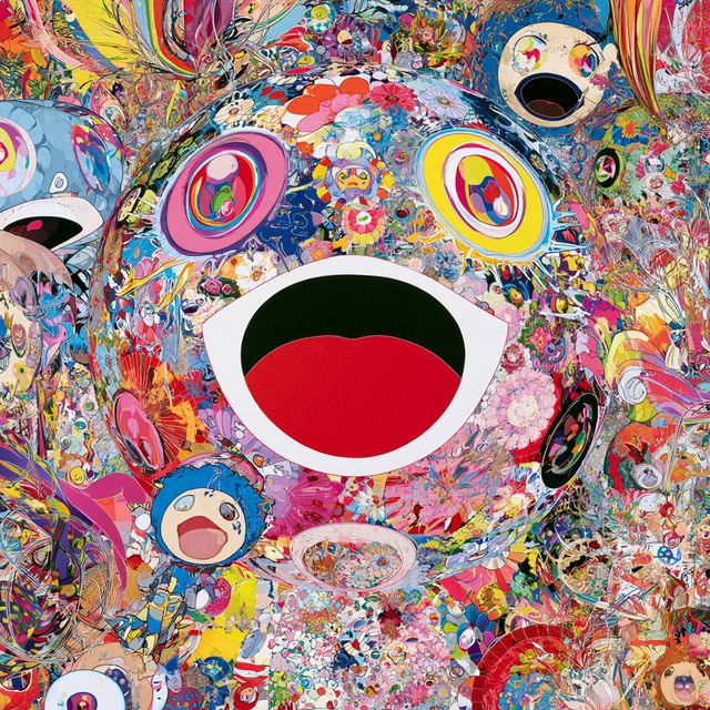 Takashi Murakami style, Midjourney V8.2, render 3 of 4