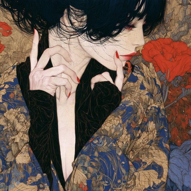 Takato Yamamoto style, Midjourney V8.2, render 1 of 4