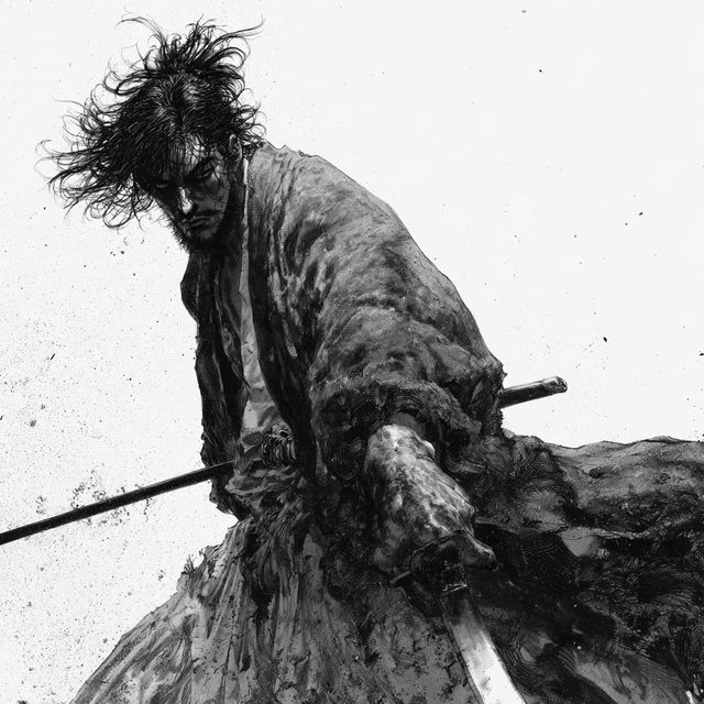 Takehiko Inoue style, Midjourney V8.2, render 2 of 4