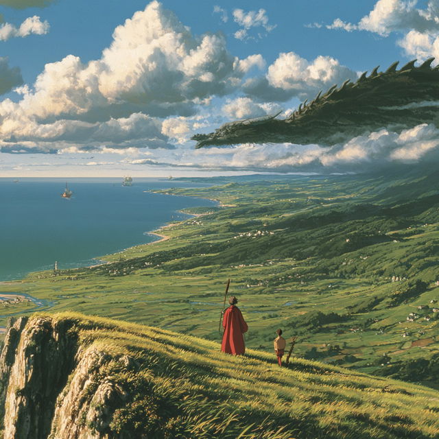 Tales from Earthsea style, Midjourney V8.2, render 2 of 4
