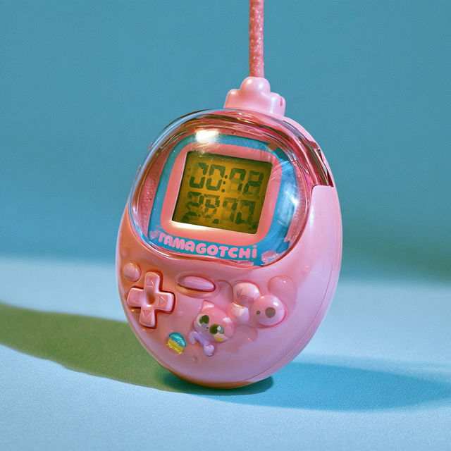 Tamagotchi style, Midjourney V8.2, render 2 of 4