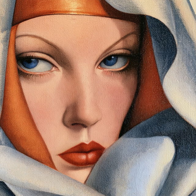 Tamara de Lempicka style, Midjourney V8.2, render 2 of 4