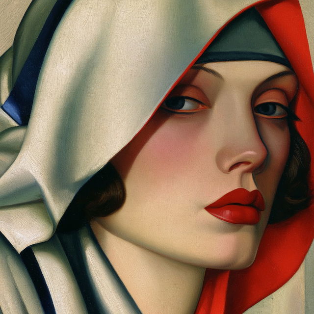Tamara de Lempicka style, Midjourney V8.2, render 4 of 4