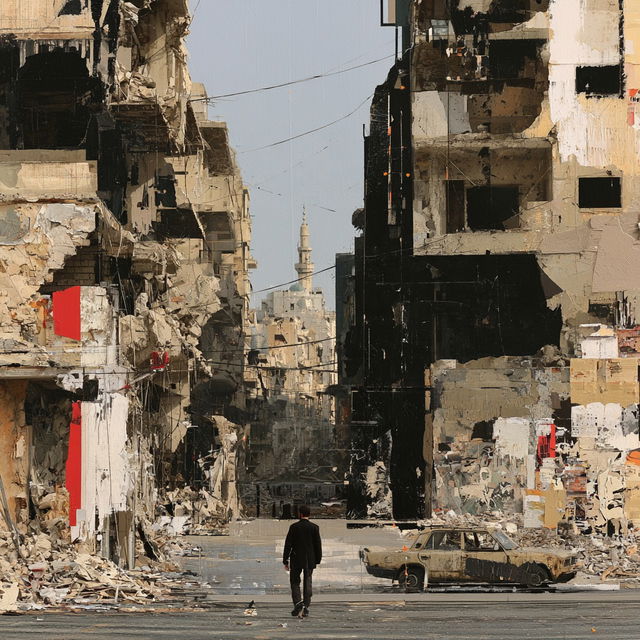 Tammam Azzam style, Midjourney V8.2, render 2 of 4