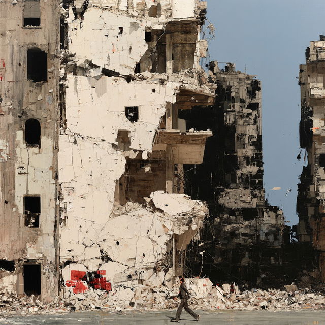 Tammam Azzam style, Midjourney V8.2, render 1 of 4