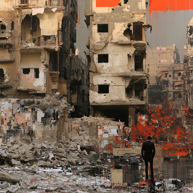 Tammam Azzam style, Midjourney V8.2, render 3 of 4